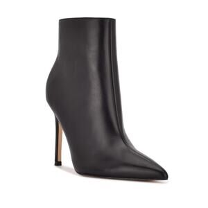 Nine West Women's Farrah Dress Pointed Toe Booties Black Size 6